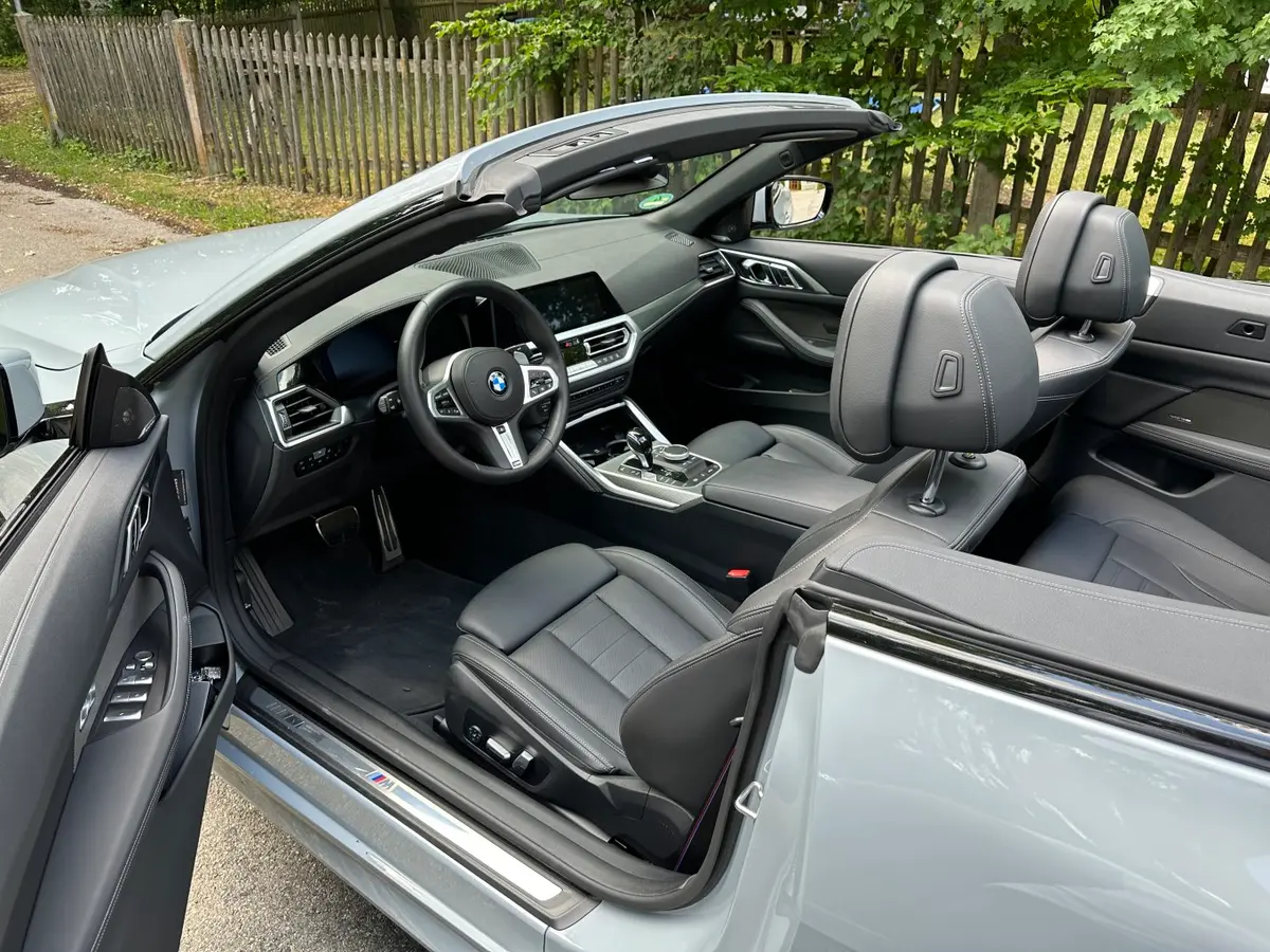 BMW 430i Cabrio 2023, салон — Nice Luxury Car Rental, Ницца. BMW 430i Cabrio in Ницца BMW 430i Cabrio 2023 года доступен для аренды в Ницце как…