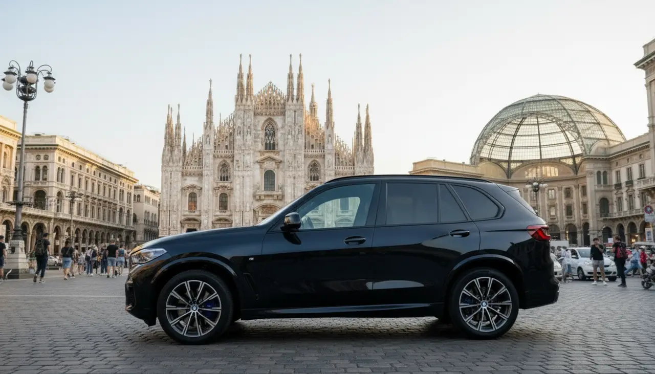 BMW X5 4.0i M 2025, rear view — Nice Luxury Car Rental, Nice. BMW X5 4.0i M in Nice The BMW X5 4.0i M is available for rental in Nice as a 2025 SUV…