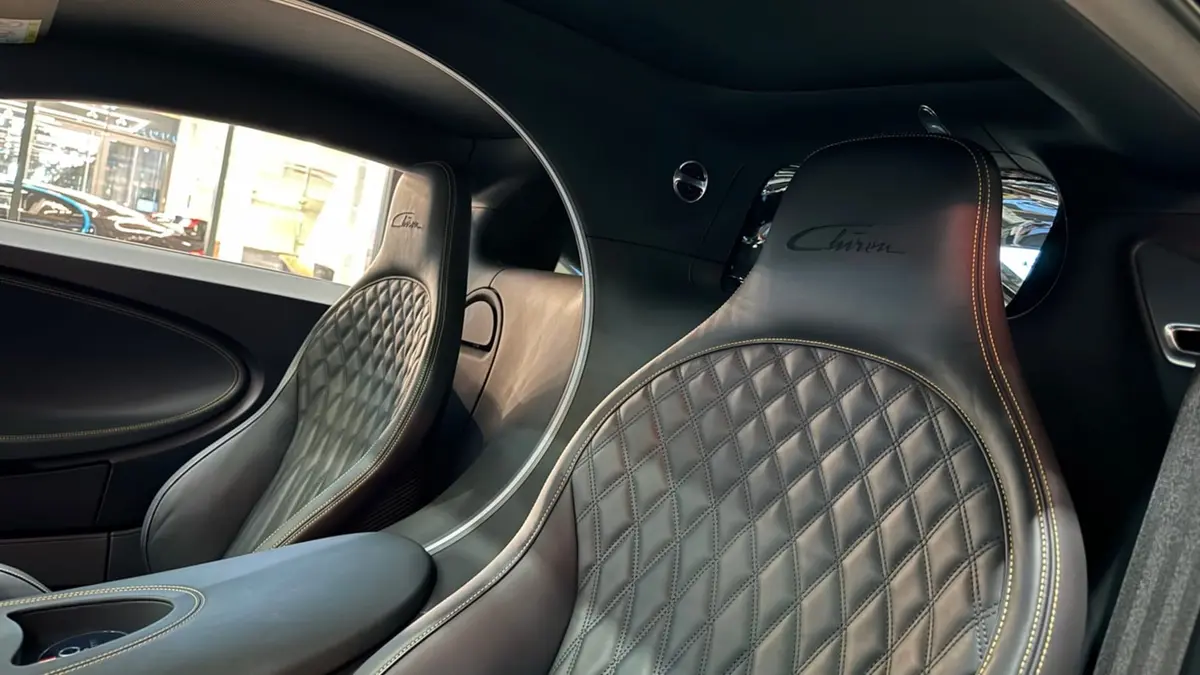 Bugatti Chiron 110 Ani 2019, intérieur — Nice Luxury Car Rental, Nice. Bugatti Chiron 110 Ani in Nice La Bugatti Chiron 110 Ani 2019 est proposée à la location…