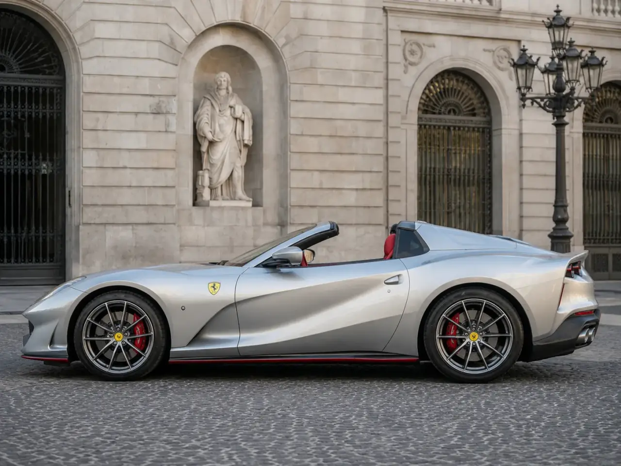 Ferrari 812 GTS 2024, tableau de bord — Nice Luxury Car Rental, Nice. Ferrari 812 GTS in Nice Le Ferrari 812 GTS 2024 est proposé à la location à Nice pour les…