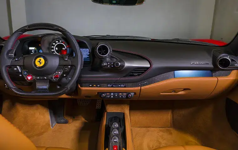Ferrari F8 Tributo Spider Red 2023, exterior — Nice Luxury Car Rental, Nice. Ferrari F8 Tributo Spider Red in Nice The 2023 Ferrari F8 Tributo Spider Red is available…