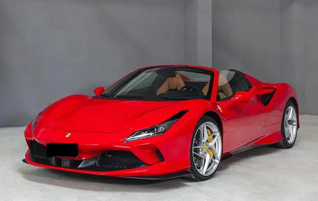 Ferrari F8 Tributo Spider Red 2023 — Nice Luxury Car Rental, Nice