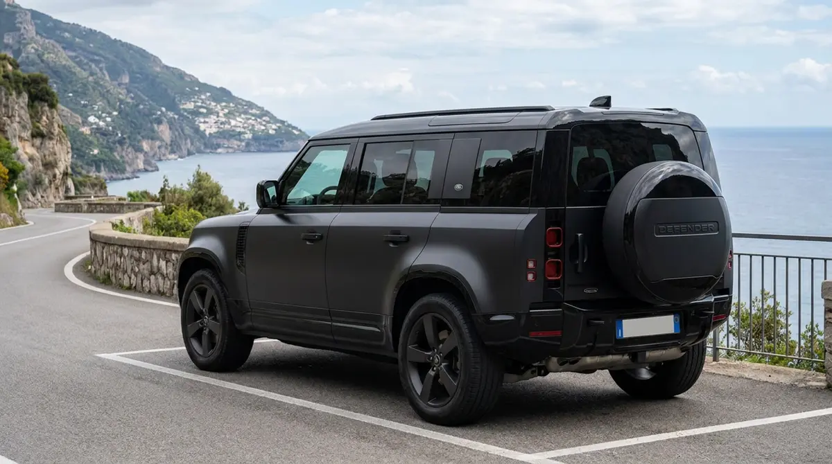 Land Rover Defender 2024, приборная панель — Nice Luxury Car Rental, Ницца. Land Rover Defender in Ницца Land Rover Defender 2024 года доступен для аренды в Ницце…