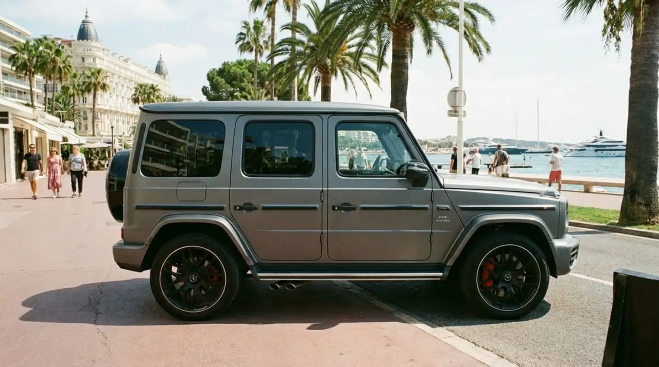 Mercedes Benz G63 2023, внешний вид — Nice Luxury Car Rental, Ницца. Mercedes Benz G63 in Ницца Mercedes Benz G63 2023 года можно взять в аренду в Ницце как…