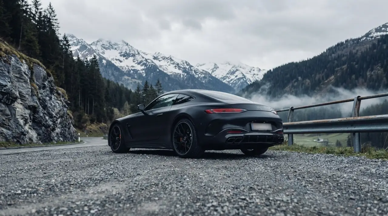 Mercedes Benz GT63 AMG Coupe 2024, vue avant — Nice Luxury Car Rental, Nice. Mercedes Benz GT63 AMG Coupe in Nice La Mercedes Benz GT63 AMG Coupe 2024 fait partie des…