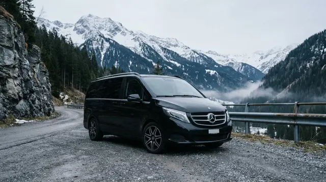 Mercedes Benz V300 8 seats 2025 — Nice Luxury Car Rental, Nice