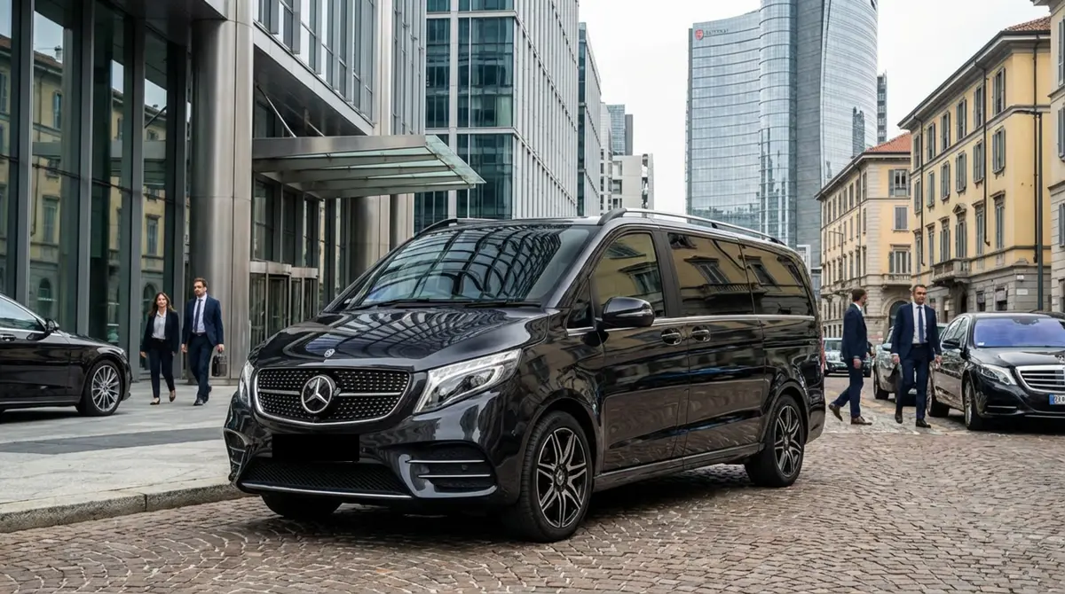 Mercedes V Class 2026 — Nice Luxury Car Rental, Nice. Mercedes Benz V Class in Nice Le Mercedes V Class 2026 est proposé à la location à Nice…