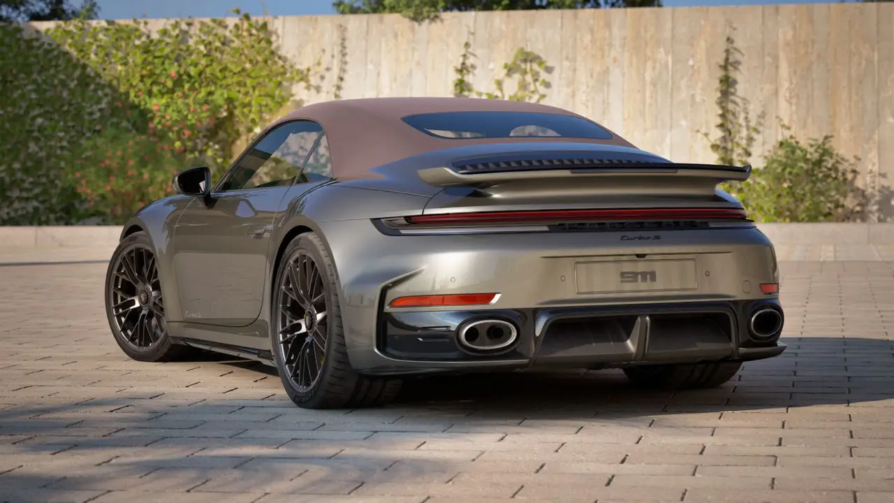Porsche 911 992 Carrera Turbo S Cabrio 2026, extérieur — Nice Luxury Car Rental, Nice. Porsche 911 992 Carrera Turbo S Cabrio in Nice La Porsche 911 992 Carrera Turbo S Cabrio…