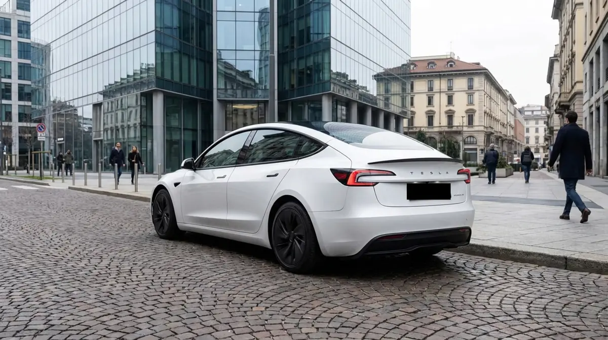 Tesla Model 3 Performance 2026, extérieur — Nice Luxury Car Rental, Nice. Tesla Model 3 Performance in Nice La Tesla Model 3 Performance 2026 est proposée à la…