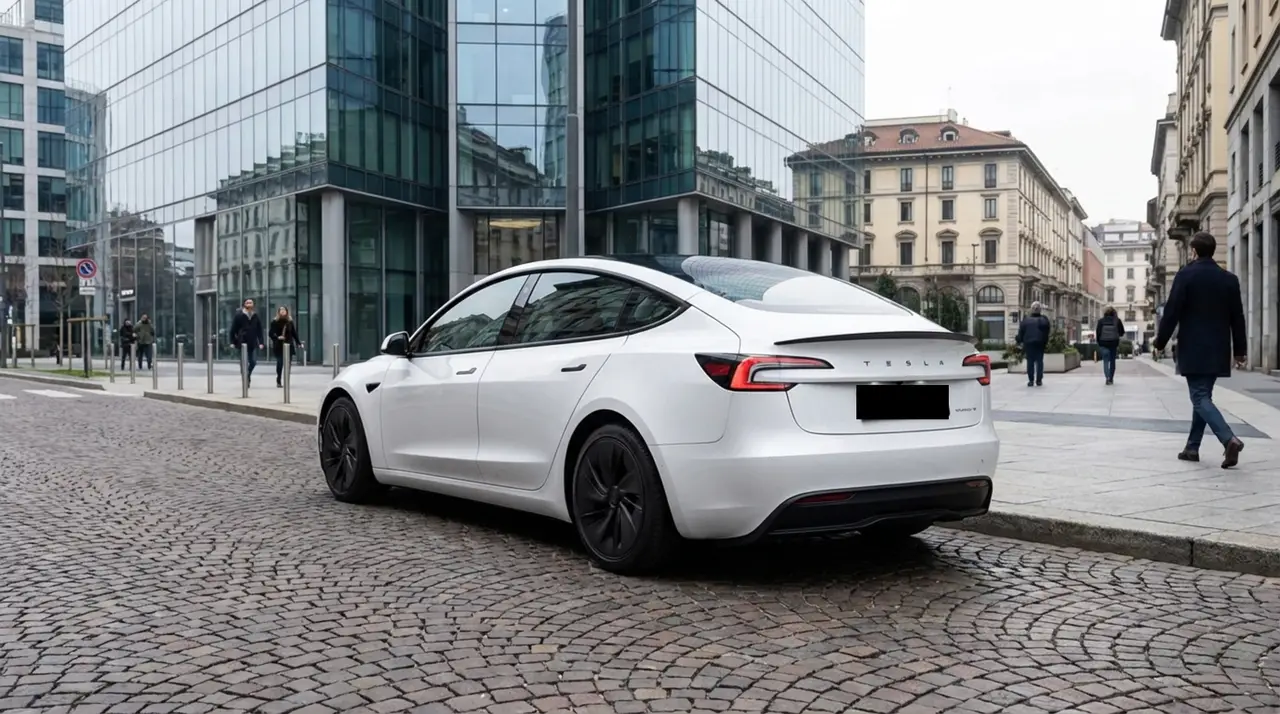 Tesla Model 3 Performance 2026, extérieur — Nice Luxury Car Rental, Nice. Tesla Model 3 Performance in Nice La Tesla Model 3 Performance 2026 est proposée à la…