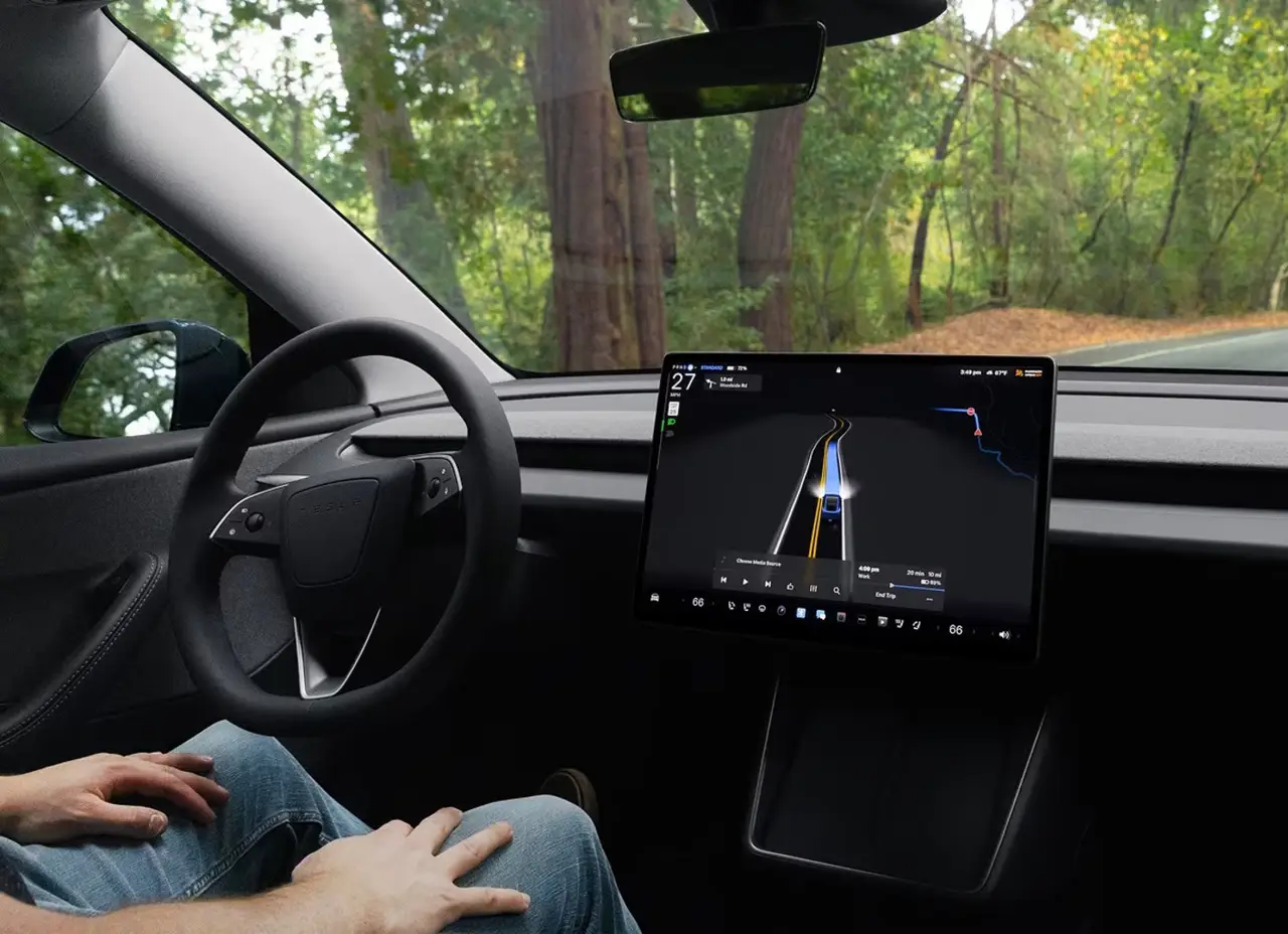 Tesla Model 3 Performance 2026, tableau de bord — Nice Luxury Car Rental, Nice. Tesla Model 3 Performance in Nice La Tesla Model 3 Performance 2026 est proposée à la…