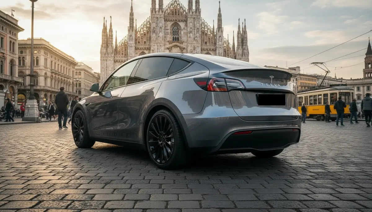 Tesla Model Y Long Range 2023, extérieur — Nice Luxury Car Rental, Nice. Tesla Model Y Long Range in Nice La Tesla Model Y Long Range 2023 figure parmi les…
